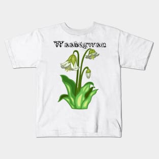 Flower (Waabigwan) Kids T-Shirt